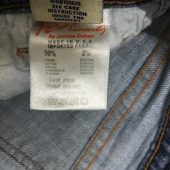 Citizens of Humanity Jeans Womens 28 Willow Creek #098 Low Rise Crop Stretch USA - Picture 6 of 15